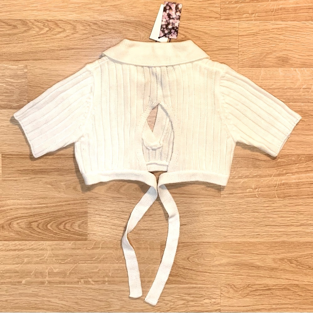 NWT Knit Collard Top Size Small - Picture 2 of 4